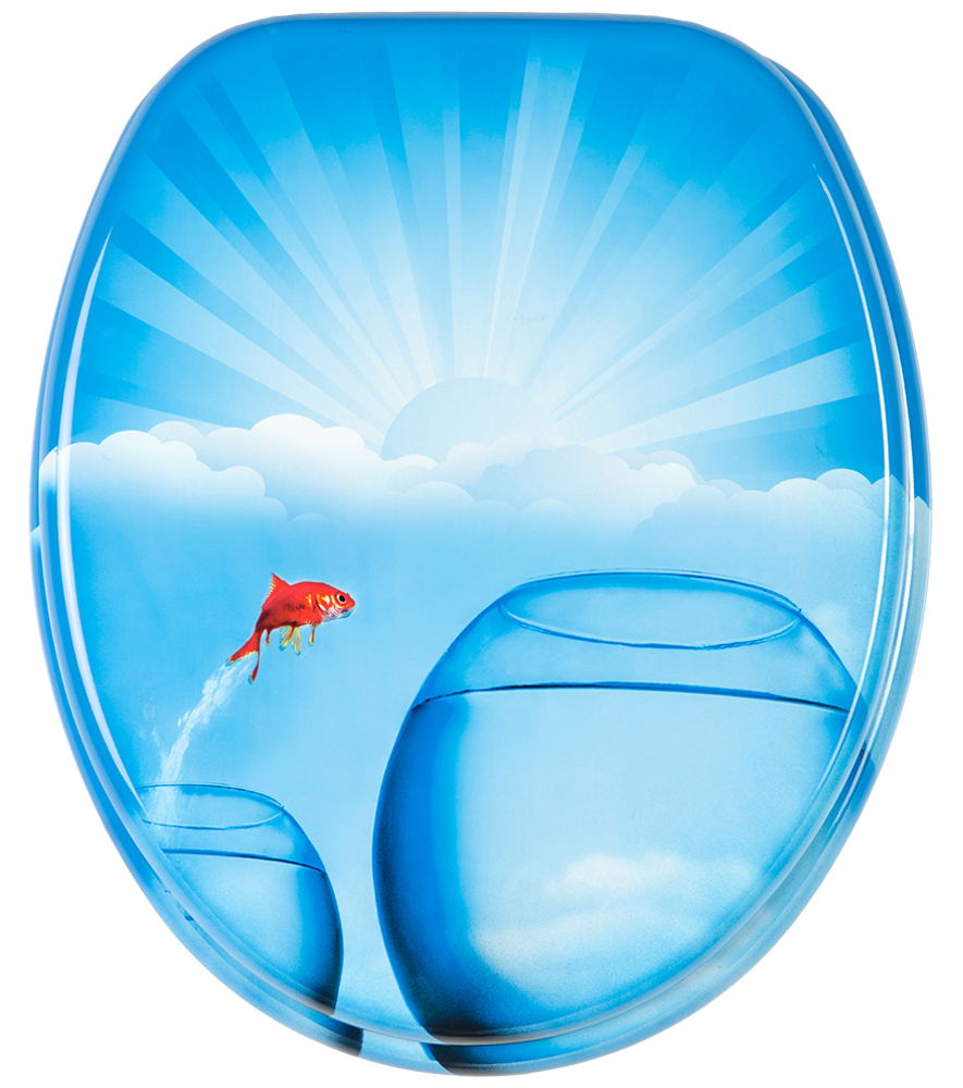 Toilet Seat Goldfish