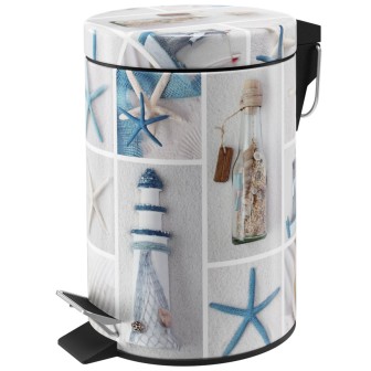 Bathroom Bin Sea Breeze 3 Litres