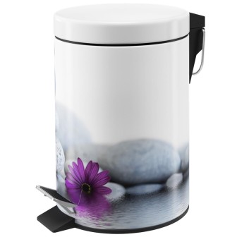 Bathroom Bin Energy Stones 3 Litres