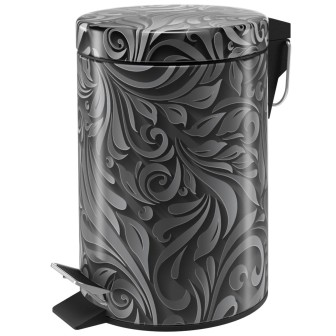 Bathroom Bin Floral 3 Litres