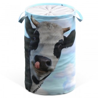 Laundry Basket Cow