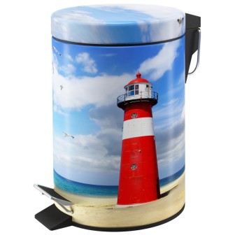 Bathroom Bin Lighthouse 3 Litres