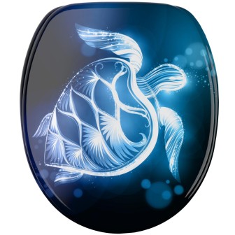 Soft Close Toilet Seat Glow Turtle