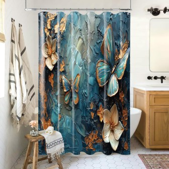 Shower Curtain Mariposa 180 x 200 cm