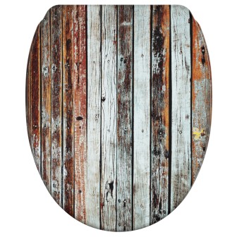 Soft Close Toilet Seat with Quick Release Antique