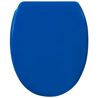 Soft Close Toilet Seat with Quick Release Blue