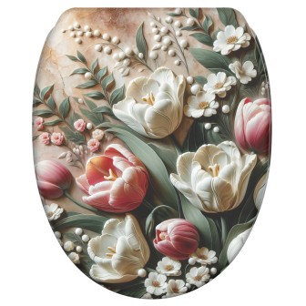 Soft Close Toilet Seat with Quick Release Blossique