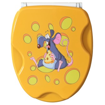 WC-Sitz mit Absenkautomatik Cheesy