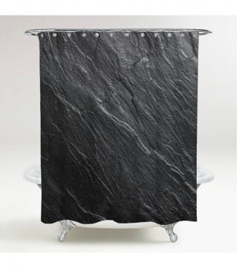 Shower Curtain Granite 180 x 200 cm