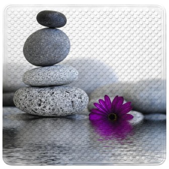 Bath Mat Energy Stones 53 x 53 cm