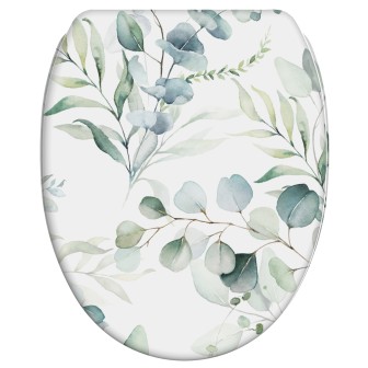Soft Close Toilet Seat with Quick Release Eucalyptus