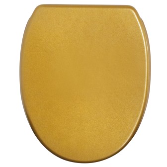 WC-Sitz mit Absenkautomatik Glitzer Gold