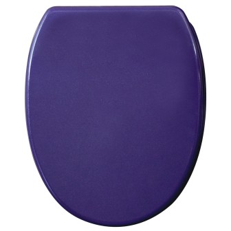 Soft Close Toilet Seat with Quick Release Glittering Purple