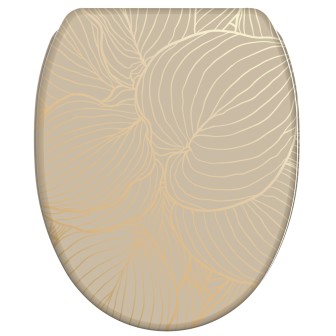 Soft Close Toilet Seat with Quick Release Hosta