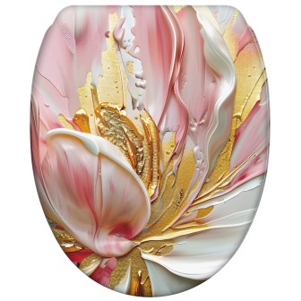 Soft Close Toilet Seat with Quick Release Magnolia