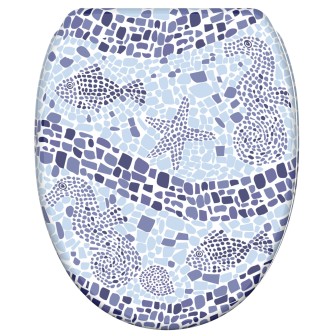 Soft Close Toilet Seat with Quick Release Mosaic World