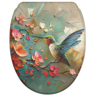 Soft Close Toilet Seat with Quick Release Petalo
