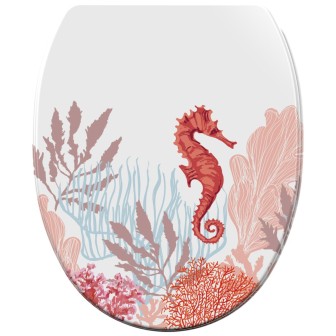 Soft Close Toilet Seat Sea Horse