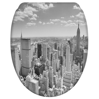 Soft Close Toilet Seat with Quick Release Skyline New York