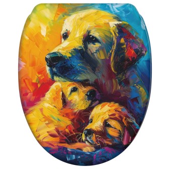 Soft Close Toilet Seat with Quick Release Snuggle