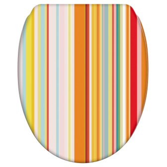 Soft Close Toilet Seat with Quick Release Starstripes