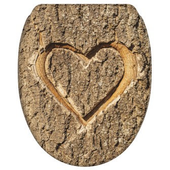 Soft Close Toilet Seat with Quick Release True Love