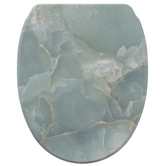 Soft Close Toilet Seat Marble Italia