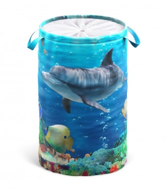 Laundry Basket Dolphin