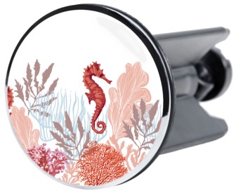 Wash Basin Plug Marble Cobalt