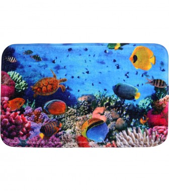 Bath Rug Ocean 70 x 110 cm