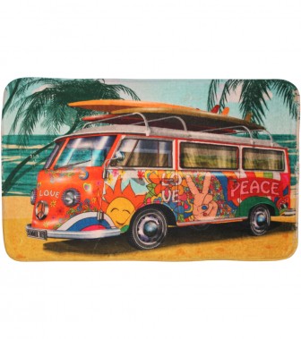 Bath Rug Summer Bus 50 x 80 cm