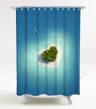 Shower Curtain Dream Island 180 x 200 cm