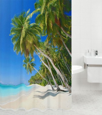 Shower Curtain Caribbean 180 x 200 cm