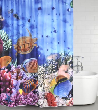 Shower Curtain Ocean 180 x 200 cm