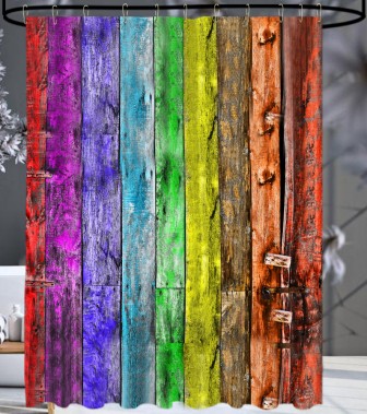 Shower Curtain Rainbow 180 x 200 cm