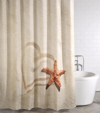 Shower Curtain Sandy 180 x 200 cm