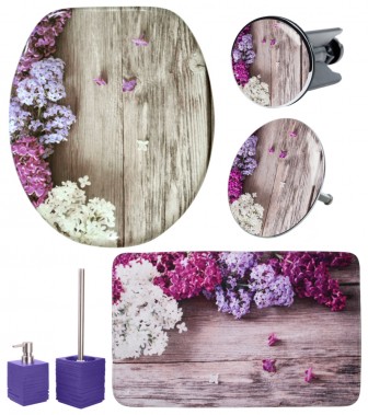 Bathroom Set Lilac