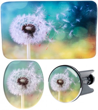 3 Piece Bathroom Set Dandelion