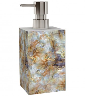 Soap Dispenser Marble Brown