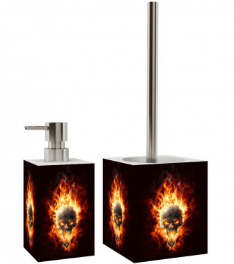 Bathroom Set Skull