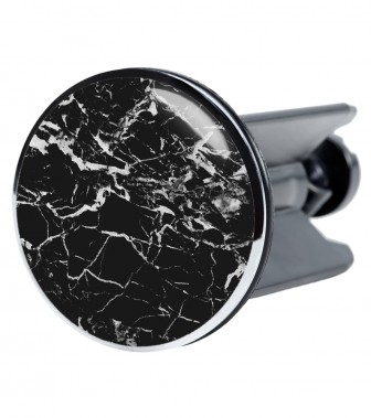 Wash Basin Plug Marble Black