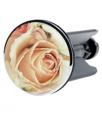 Wash Basin Plug Pink Rose