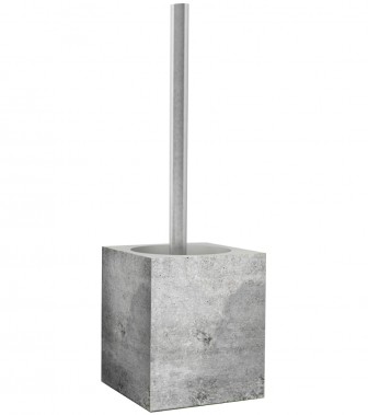 Toilet Brush and Holder Concrete