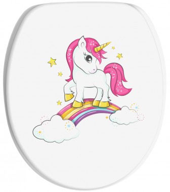 Soft Close Toilet Seat Unicorn