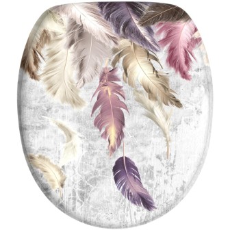 Toilet Seat Feathers