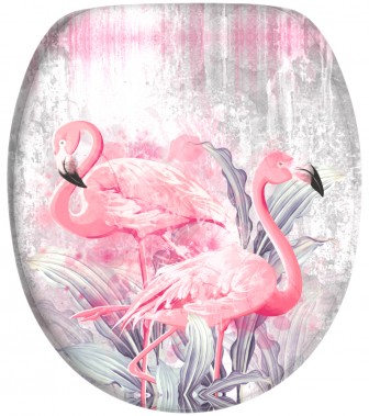 Soft Close Toilet Seat Flamingo