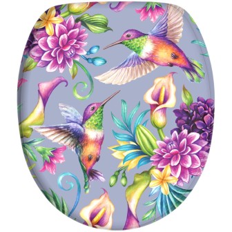 Toilet Seat Hummingbird
