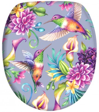 Soft Close Toilet Seat Hummingbird