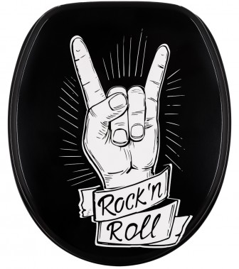 Soft Close Toilet Seat Marble Rock ’n’ Roll