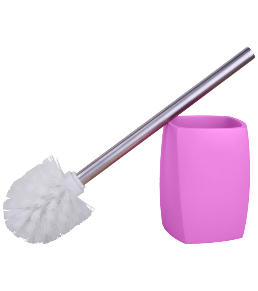 Toilet Brush and Holder Wave PinkK166640